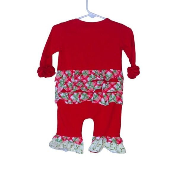 Natalie Grant Christmas Romper 3 Months - Picture 2 of 5
